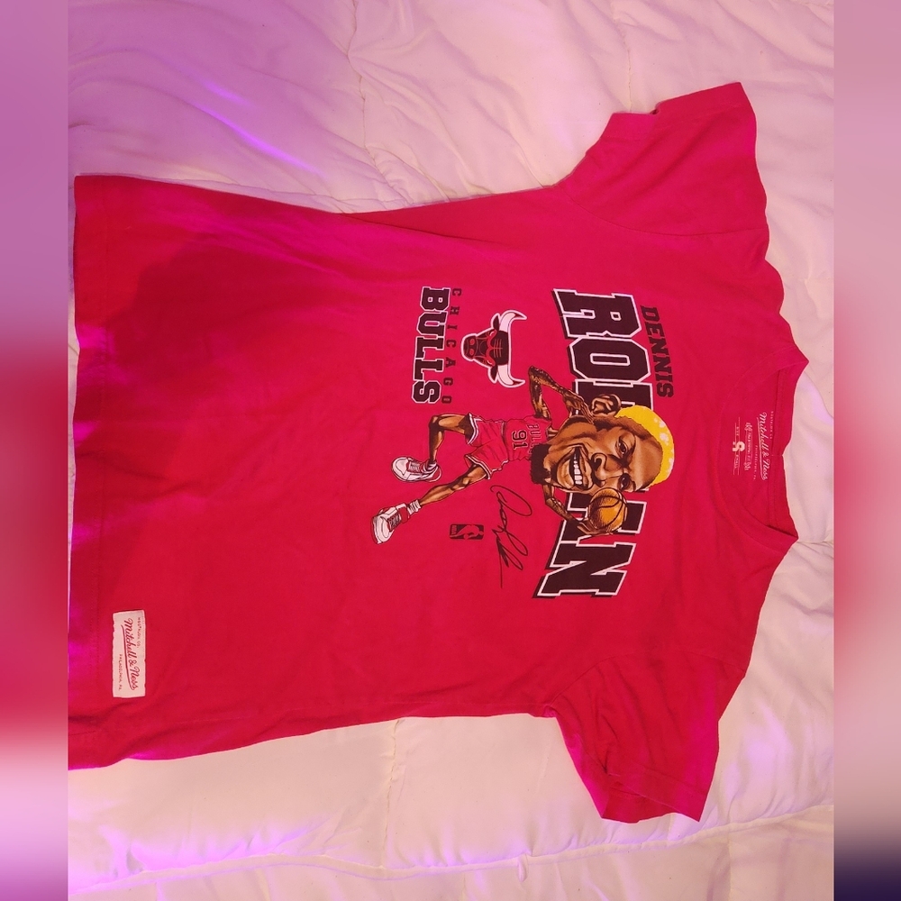 Mitchell and Ness Chicago Bulls Dennis Rodman NBA Finals 1996